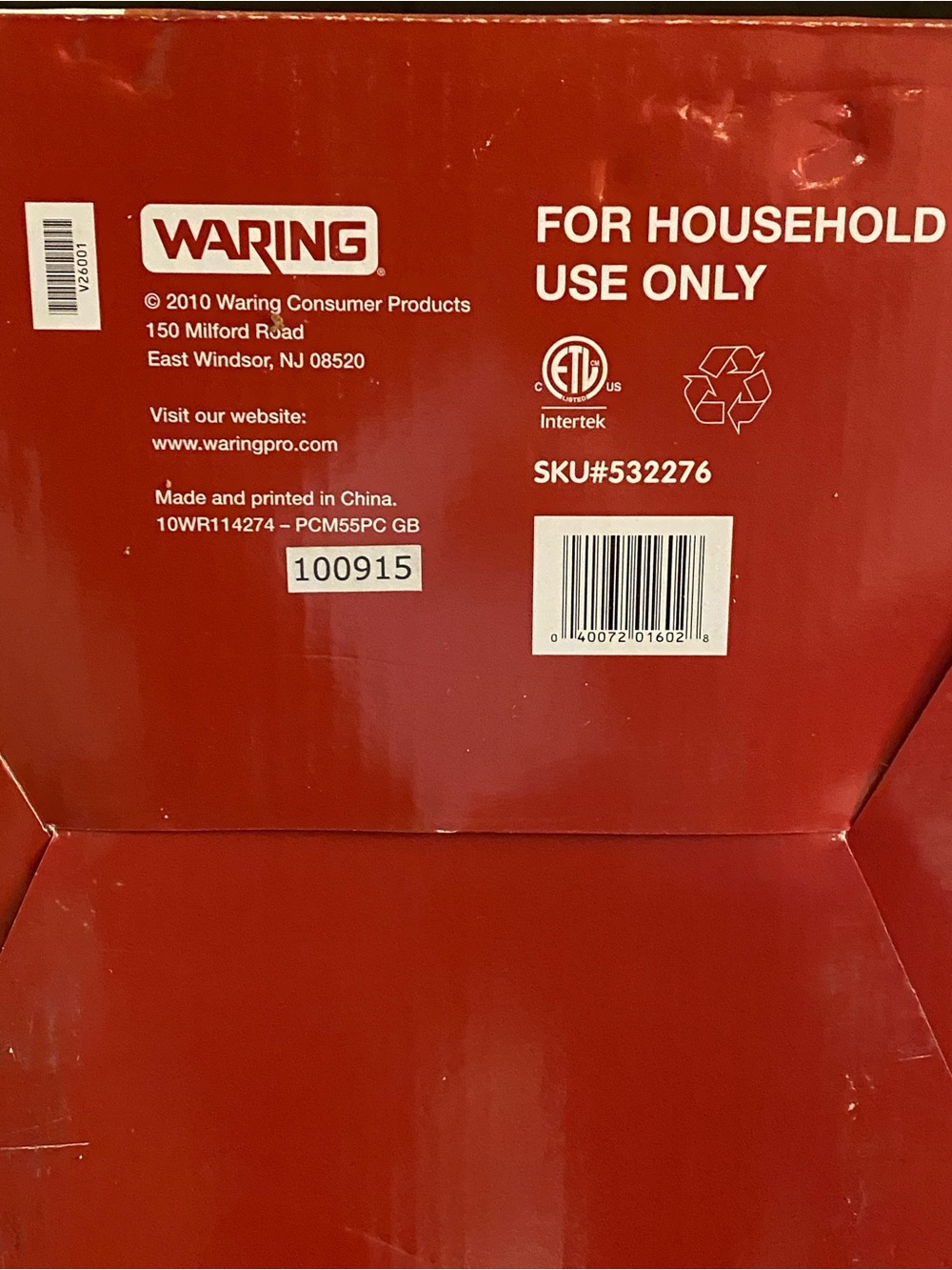 Waring Pro Countertop Popcorn Maker Countertop Machine WPM25 - Picture 11 of 12